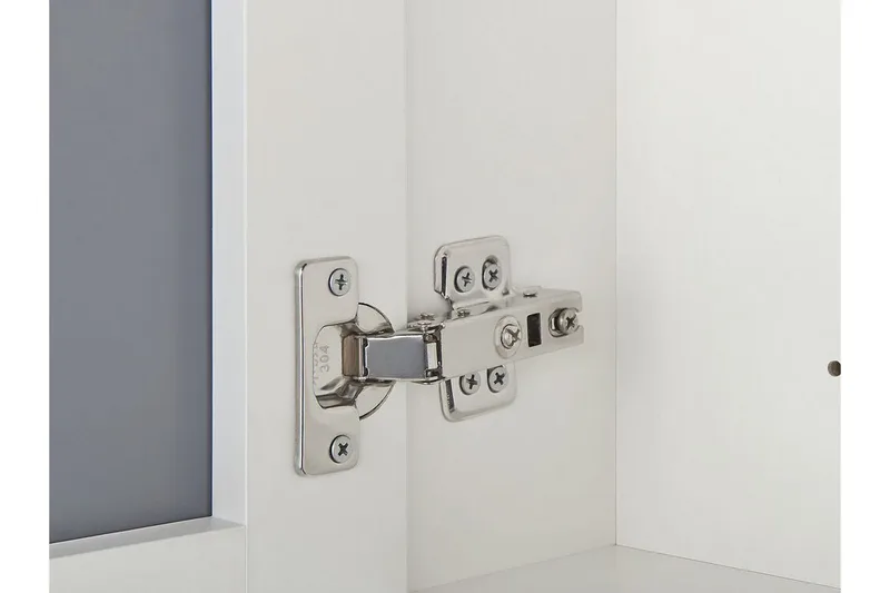 Carmenes Badrumsskåp 40 cm med Spegel - Vit - Förvaring - Badrumsförvaring - Spegelskåp