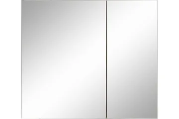 Hudnall Väggskåp 2 Dörrar - Antracit/Vit - Förvaring - Badrumsförvaring - Spegelskåp