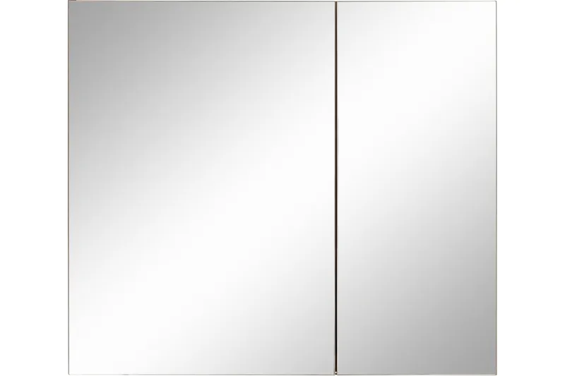 Hudnall Väggskåp 2 Dörrar - Antracit/Vit - Förvaring - Badrumsförvaring - Spegelskåp