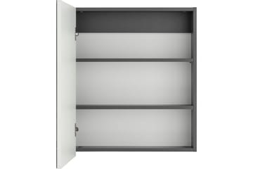 Hudnall Väggskåp 60x15 cm - Antracit/Natur - Förvaring - Badrumsförvaring - Spegelskåp