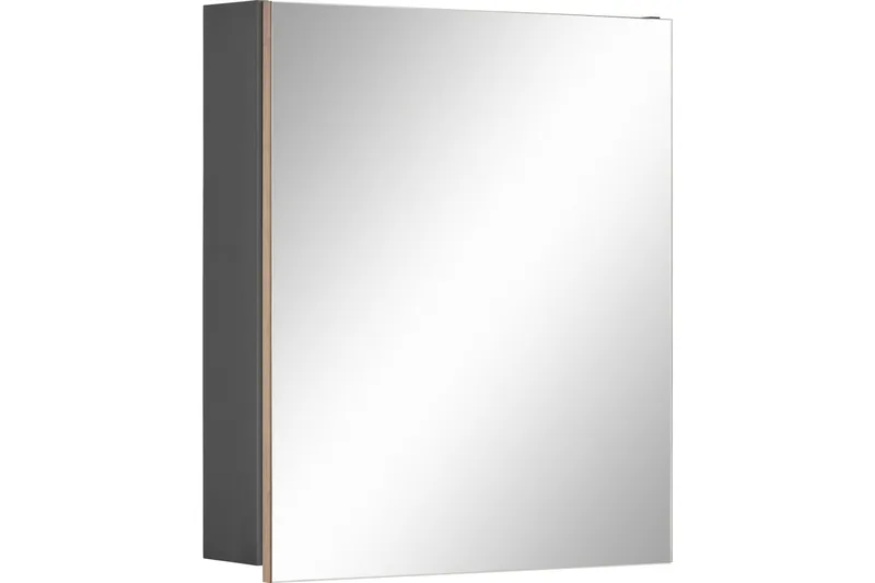 Hudnall Väggskåp 60x15 cm, Antracit/Vit