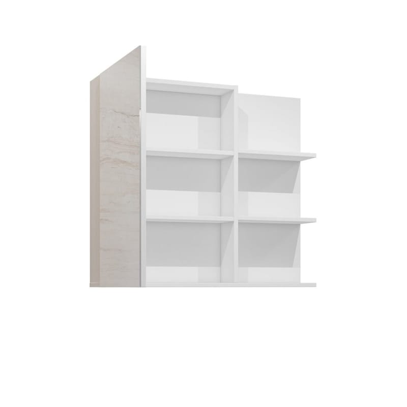 Spegelskåp Irvine 1 Dörr - Vit Blank - Förvaring - Badrumsförvaring - Spegelskåp