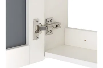 Jaramillo Badrumsskåp 60 cm Spegel med LED-belysning - Vit - Förvaring - Badrumsförvaring - Spegelskåp