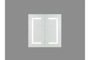 Mazarredo Badrumsskåp 60 cm Spegel med LED-belysning - Vit - Förvaring - Badrumsförvaring - Spegelskåp