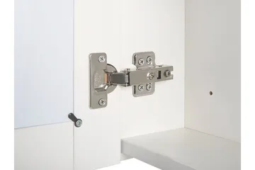 Roconda Badrumsskåp 40 cm Spegel med LED-belysning - Vit - Förvaring - Badrumsförvaring - Spegelskåp