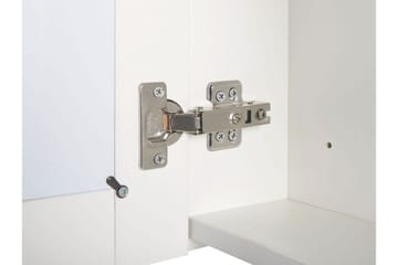 Roconda Badrumsskåp 40 cm Spegel med LED-belysning - Vit - Förvaring - Badrumsförvaring - Spegelskåp