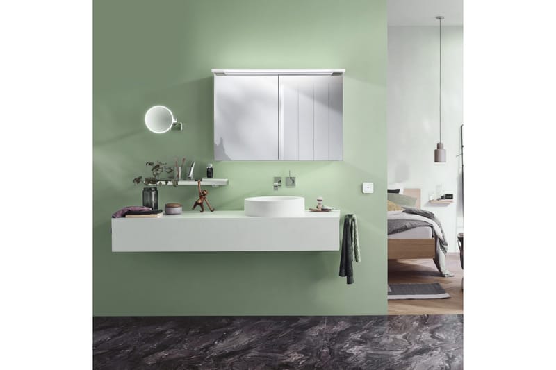 Spegelskåp Bathlife Glänsa 1000 - Vit - Spegelskåp