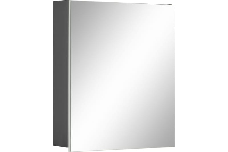 Väggskåp Gaddesden 60x15 cm - Antracit/Natur - Förvaring - Badrumsförvaring - Spegelskåp