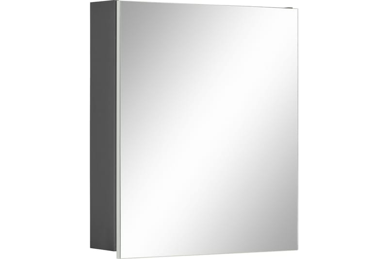 Väggskåp Gaddesden 60x15 cm - Antracit/Natur - Spegelskåp