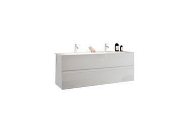 Start Tvättställsskåp 122x53 cm - Vit - Förvaring - Badrumsförvaring - Tvättställsskåp & kommod