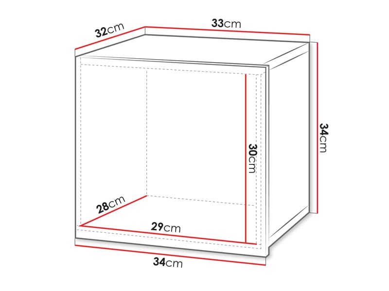 Tessan Väggskåp 34 cm - brun - Förvaring - Badrumsförvaring - Väggskåp & högskåp
