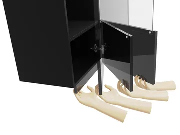 Tessan Väggskåp 45 cm - brun - Förvaring - Badrumsförvaring - Väggskåp & högskåp