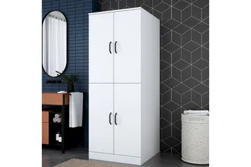 Tvättmaskinsskåp Ostwerwaltia Vit - Vit - Förvaring - Badrumsförvaring - Väggskåp & högskåp