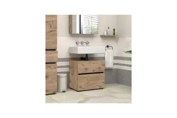 Tvättställsskåp & kommod Loft24 Tvättställsskåp Loft24 Wisla Brown1 - Förvaring - Badrumsförvaring - Tvättställsskåp & kommod