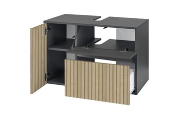 Tvättställsskåp & kommod Loft24 Wisla Tvättställsskåp 80 cm Nature - Förvaring - Badrumsförvaring - Tvättställsskåp & kommod