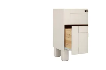 Tvättställsskåp Alby 1 låda, Vit/Honung - 1 låda, Vit/Honung - Förvaring - Badrumsförvaring - Väggskåp & högskåp