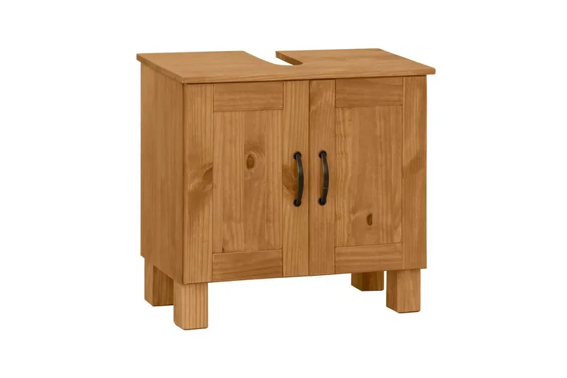 Tvättställsskåp Alby 2 lådor, Betsad/Vax - 2 lådor, Betsad/Vax - Förvaring - Badrumsförvaring - Väggskåp & högskåp