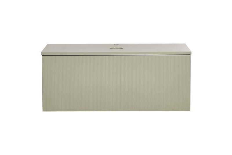 Tvättställsskåp Alzira Grön, 100x52x40 cm - Grön, 100x52x40 cm - Förvaring - Badrumsförvaring - Väggskåp & högskåp