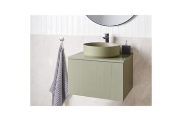 Tvättställsskåp Alzira Grön, 60x52x40 cm - Grön, 60x52x40 cm - Förvaring - Badrumsförvaring - Väggskåp & högskåp
