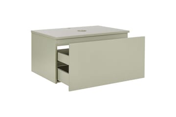 Tvättställsskåp Alzira Grön, 80x52x40 cm - Grön, 80x52x40 cm - Förvaring - Badrumsförvaring - Väggskåp & högskåp