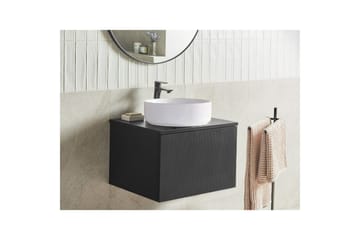 Tvättställsskåp Alzira Svart, 60x52x40 cm - Svart, 60x52x40 cm - Förvaring - Badrumsförvaring - Väggskåp & högskåp