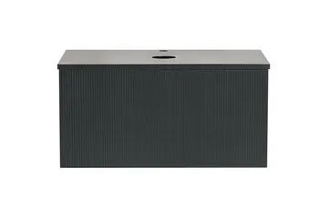 Tvättställsskåp Alzira Svart, 80x52x40 cm - Svart, 80x52x40 cm - Förvaring - Badrumsförvaring - Väggskåp & högskåp