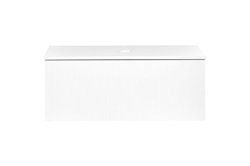Tvättställsskåp Alzira Vit, 100x52x40 cm - Vit, 100x52x40 cm - Förvaring - Badrumsförvaring - Väggskåp & högskåp