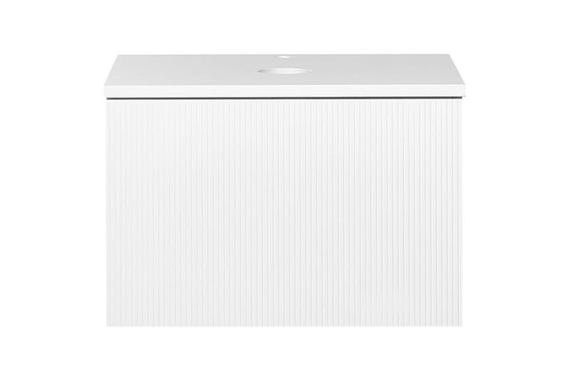 Tvättställsskåp Alzira Vit, 60x52x40 cm - Vit, 60x52x40 cm - Förvaring - Badrumsförvaring - Väggskåp & högskåp