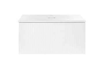 Tvättställsskåp Alzira Vit, 80x52x40 cm - Vit, 80x52x40 cm - Förvaring - Badrumsförvaring - Väggskåp & högskåp