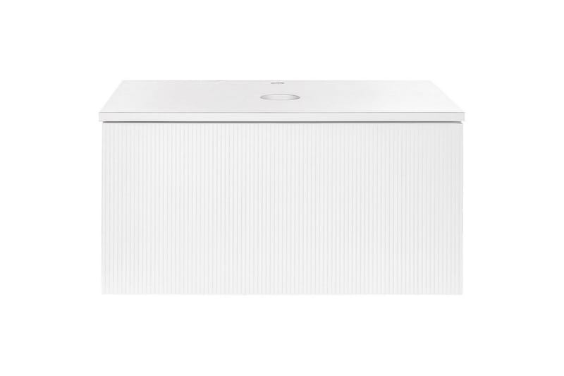 Tvättställsskåp Alzira Vit, 80x52x40 cm - Vit, 80x52x40 cm - Förvaring - Badrumsförvaring - Väggskåp & högskåp