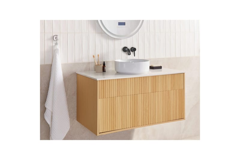 Tvättställsskåp Bexti 100x52x50 cm - 100x52x50 cm - Förvaring - Badrumsförvaring - Väggskåp & högskåp