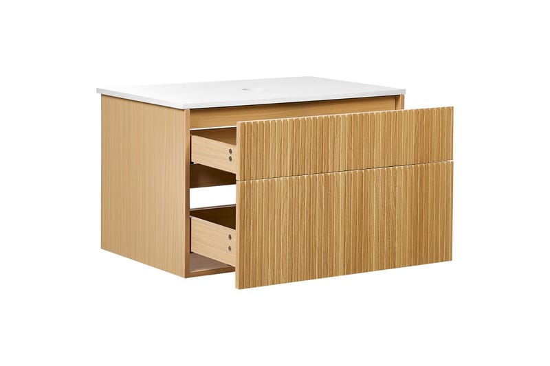 Tvättställsskåp Bexti 80x52x50 cm - 80x52x50 cm - Förvaring - Badrumsförvaring - Väggskåp & högskåp
