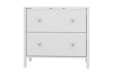 Elsassona Tvättställsskåp 35x64 cm 2 Lådor - Vit - Förvaring - Badrumsförvaring - Tvättställsskåp & kommod