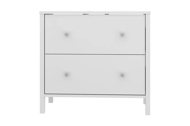 Elsassona Tvättställsskåp 35x64 cm 2 Lådor - Vit - Förvaring - Badrumsförvaring - Tvättställsskåp & kommod