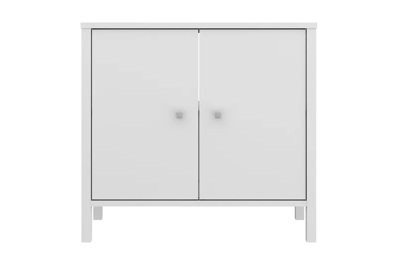 Elsassona Tvättställsskåp 35x64 cm 2 Skåp - Vit - Förvaring - Badrumsförvaring - Tvättställsskåp & kommod