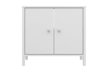 Elsassona Tvättställsskåp 35x64 cm 2 Skåp - Vit - Förvaring - Badrumsförvaring - Tvättställsskåp & kommod