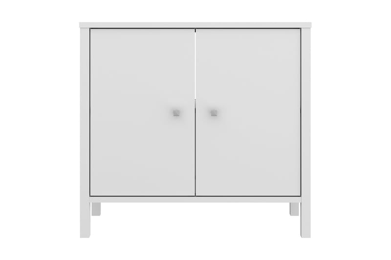 Elsassona Tvättställsskåp 35x64 cm 2 Skåp - Vit - Förvaring - Badrumsförvaring - Tvättställsskåp & kommod