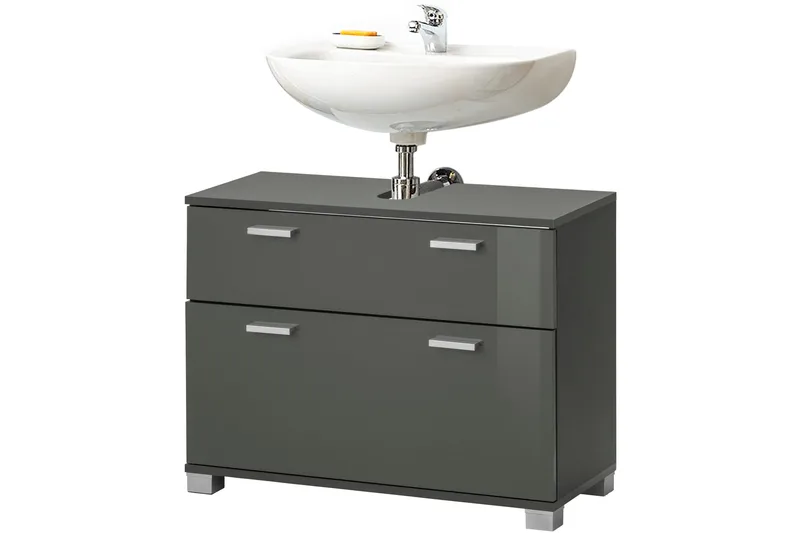 Gervase Tvättställ 70 cm - Grå - Förvaring - Badrumsförvaring - Tvättställsskåp & kommod