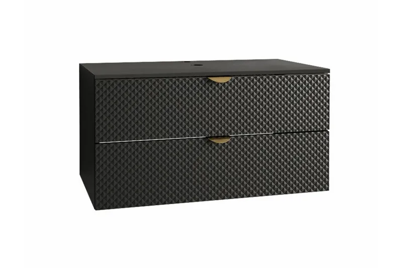 Glenndale Tvättställsskåp - Svart - Förvaring - Badrumsförvaring - Tvättställsskåp & kommod