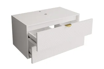 Glenndale Tvättställsskåp - Vit - Förvaring - Badrumsförvaring - Tvättställsskåp & kommod