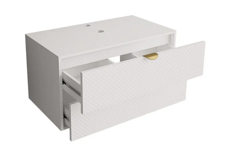 Glenndale Tvättställsskåp - Vit - Förvaring - Badrumsförvaring - Tvättställsskåp & kommod