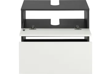 Hudnall Tvättställsskåp 60x35 cm - Antracit/Natur - Förvaring - Badrumsförvaring - Tvättställsskåp & kommod