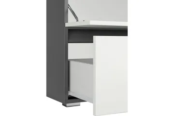 Hudnall Tvättställsskåp 60x35 cm - Antracit/Natur - Förvaring - Badrumsförvaring - Tvättställsskåp & kommod