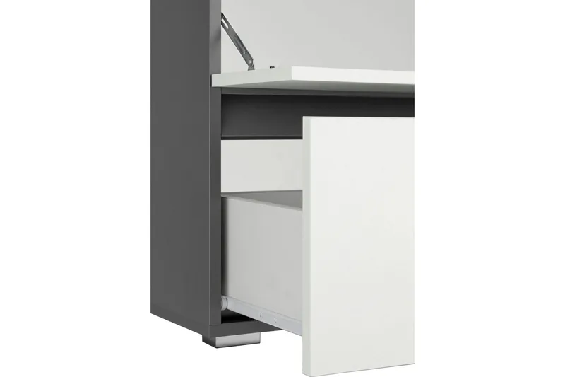 Hudnall Tvättställsskåp 60x35 cm - Antracit/Natur - Förvaring - Badrumsförvaring - Tvättställsskåp & kommod