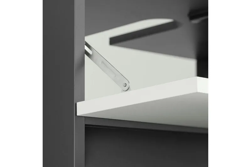 Hudnall Tvättställsskåp 60x35 cm - Antracit/Natur - Förvaring - Badrumsförvaring - Tvättställsskåp & kommod