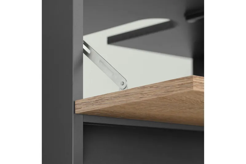 Hudnall Tvättställsskåp 60x35 cm - Antracit/Vit - Förvaring - Badrumsförvaring - Tvättställsskåp & kommod