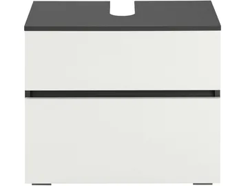 Hudnall Tvättställsskåp 60x35 cm - Antracit/Vit - Förvaring - Badrumsförvaring - Tvättställsskåp & kommod