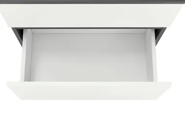 Hudnall Tvättställsskåp 60x35 cm - Antracit/Vit - Förvaring - Badrumsförvaring - Tvättställsskåp & kommod