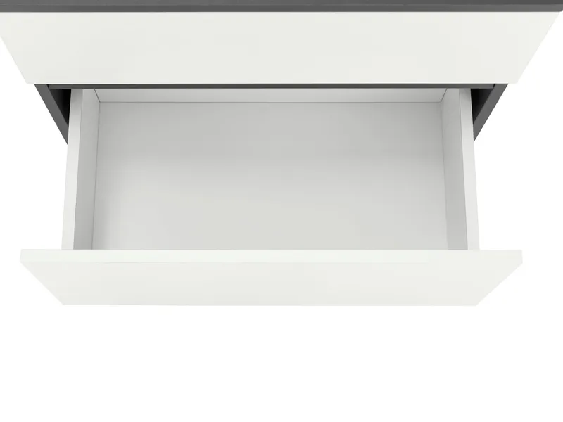 Hudnall Tvättställsskåp 60x35 cm - Antracit/Vit - Förvaring - Badrumsförvaring - Tvättställsskåp & kommod