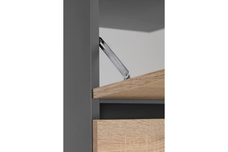 Hudnall Tvättställsskåp 80x35 cm - Antracit/Vit - Förvaring - Badrumsförvaring - Tvättställsskåp & kommod